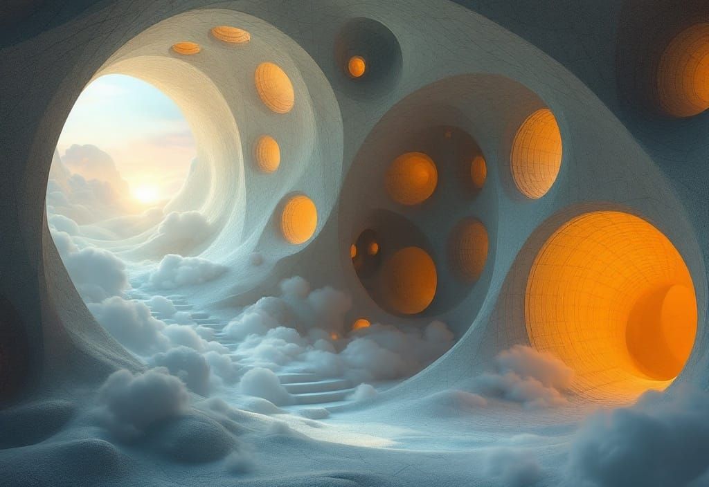 Parametric Architecture in a Nightspace Tunnel