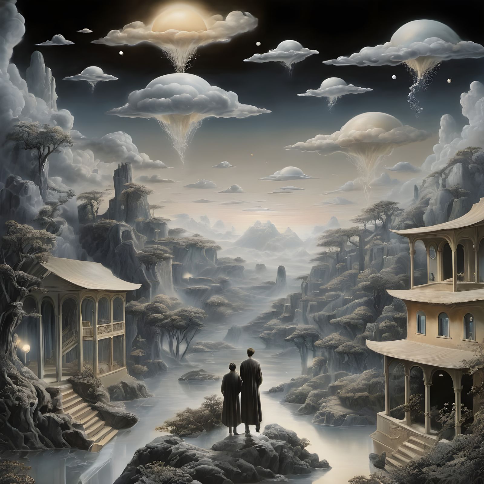 Dreamlike Hyperrealism Masterpiece with Dramatic Light