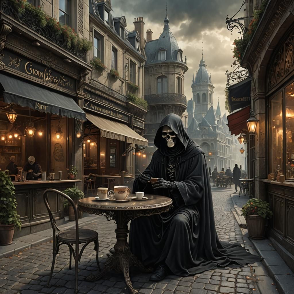 Even the Grim Reaper needs to take a break every now and then.