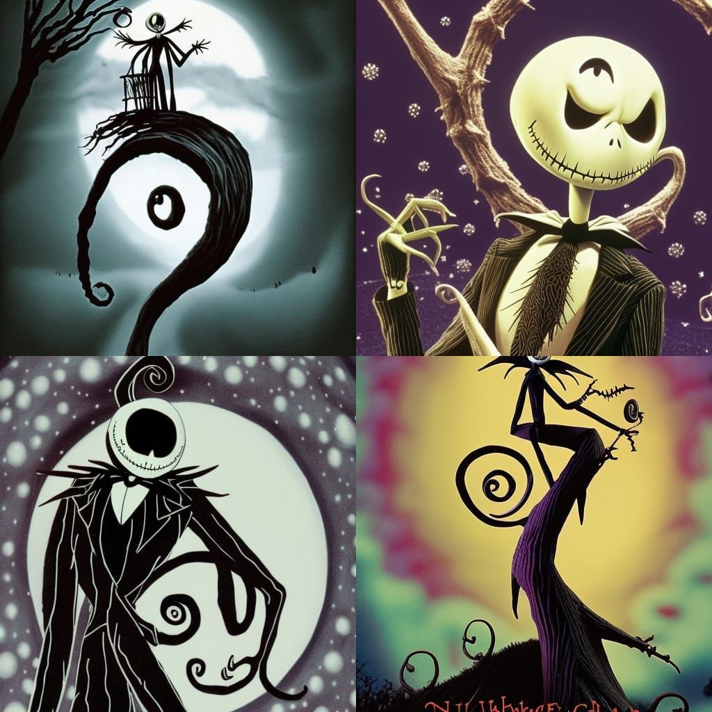 Nightmare Before Christmas Inspired Scene