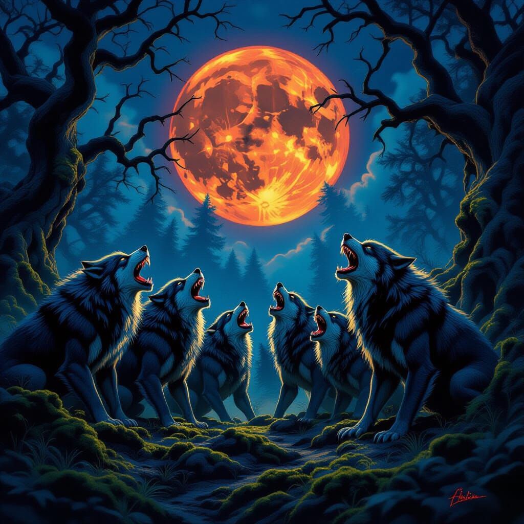 Power of the blood moon...