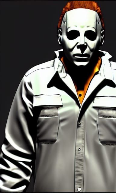 Realistic Full Body Image of Michael Myers