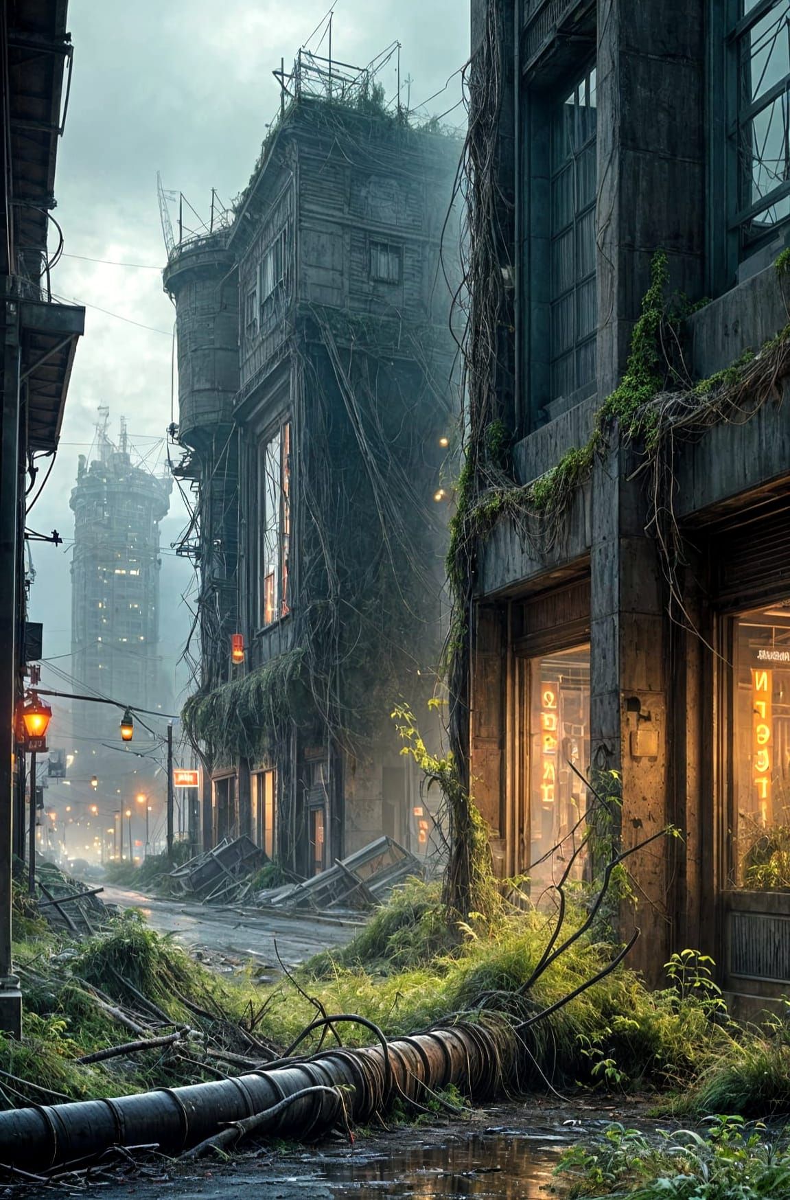 Rewilded Earth: Nature's Reclamation of a Lost Civilization