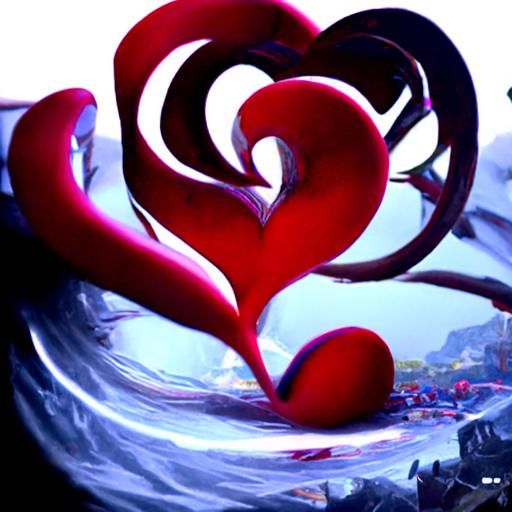 Fantastical Painting of Infinite, Eternal Love