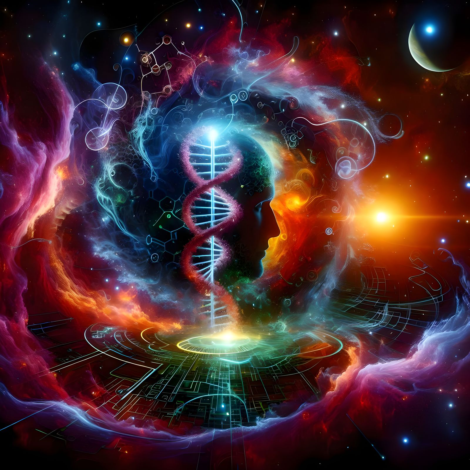 DNA: the cosmic serpent