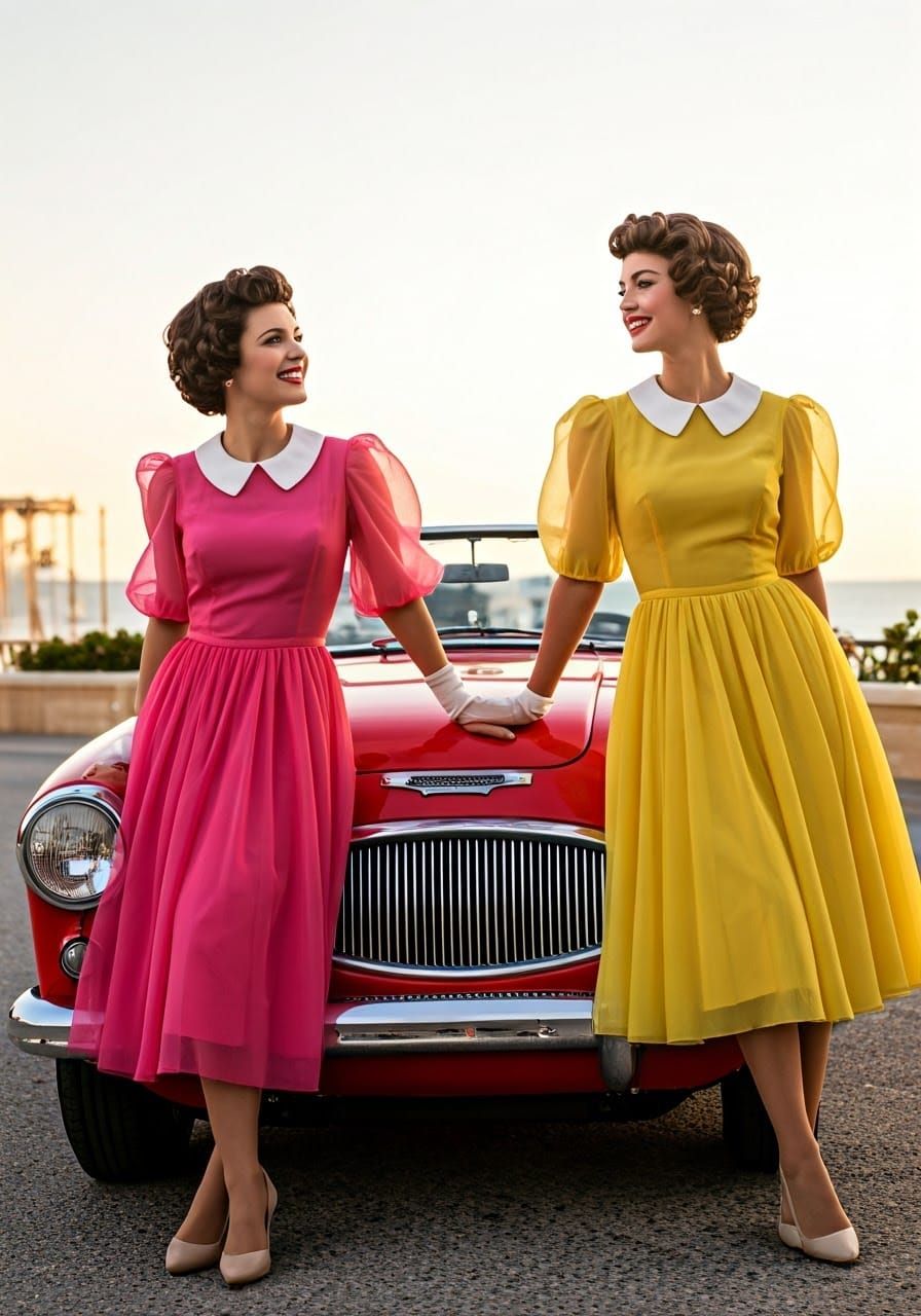 Glamorous Women at 1959 Monte Carlo Rally