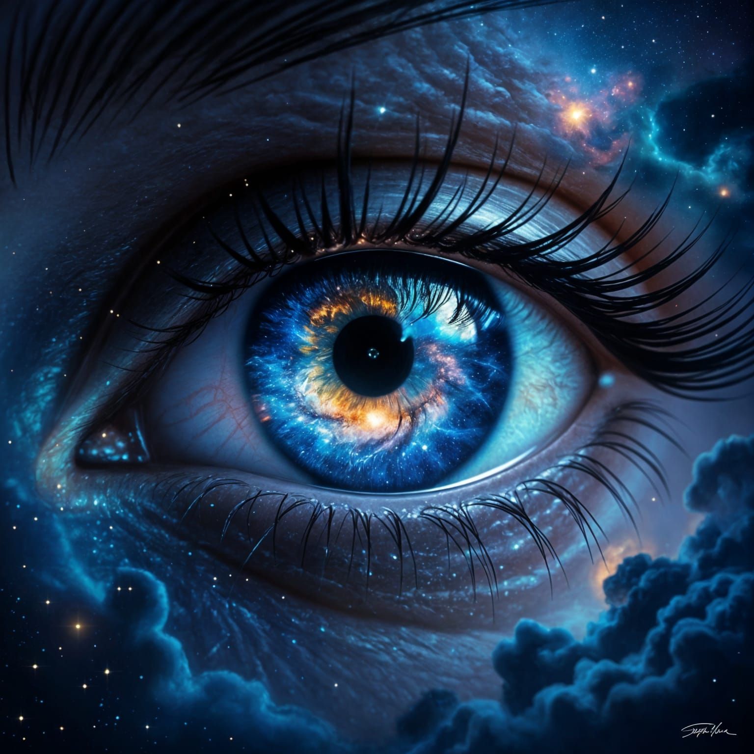 Eye of the Universe Galaxy: Swirling Possibilities