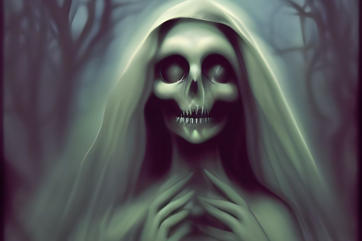 Spectre in the Haunted Woods.