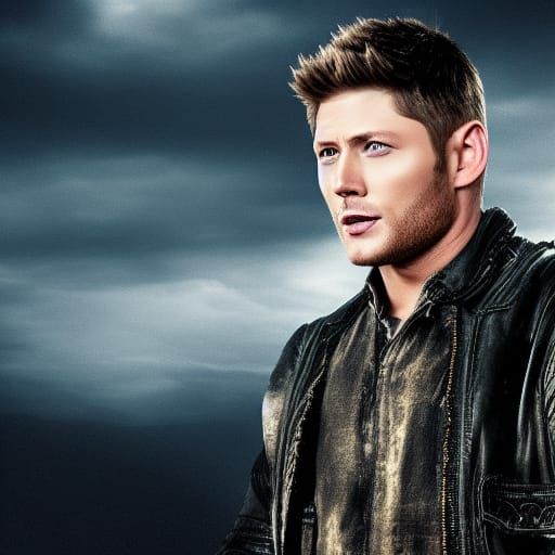 Detailed Digital Painting of Jensen Ackles
