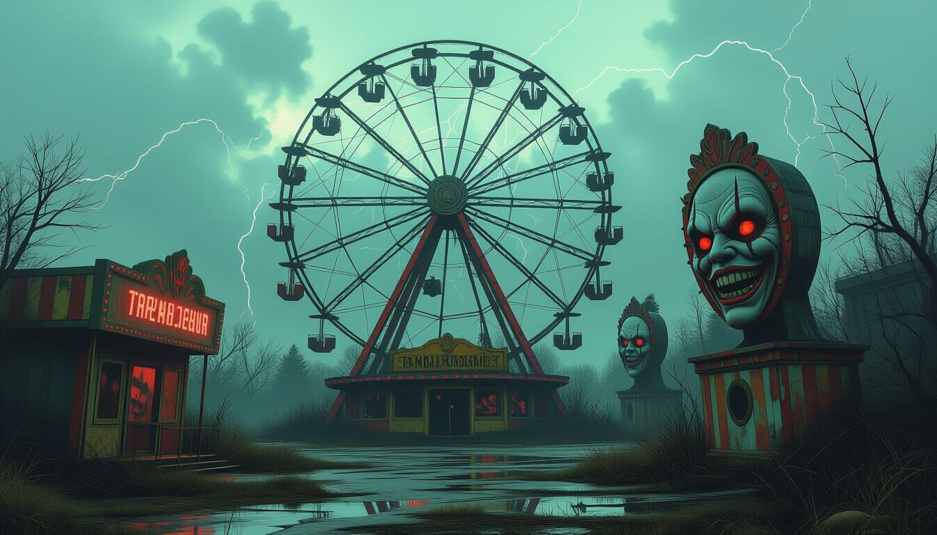 Abandoned Carnival Lair of Villainous Sorcerer