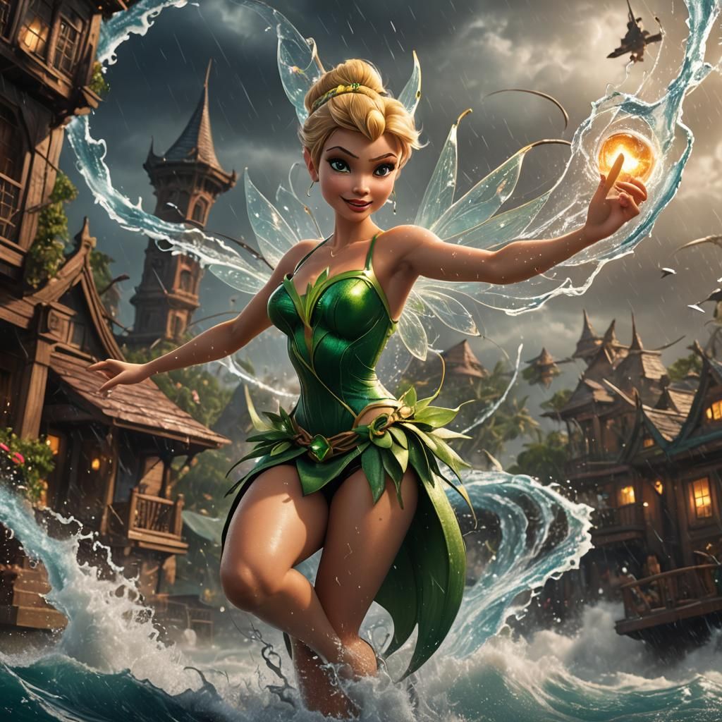 Tinker Bell Harnesses Hurricane Power