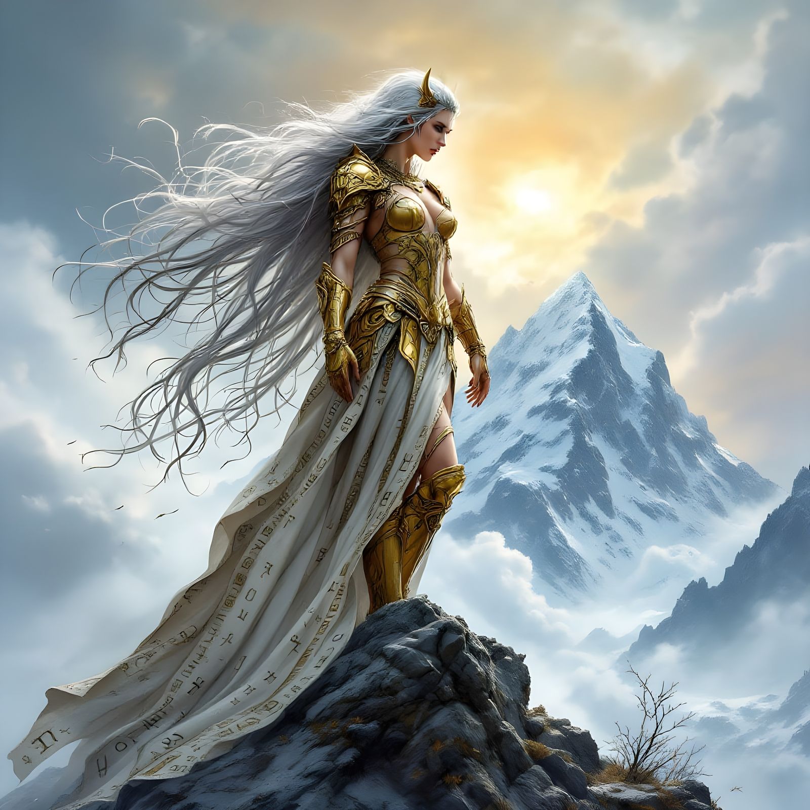 Enigmatic Norse Goddess Revisited in a Haunting Portrayal