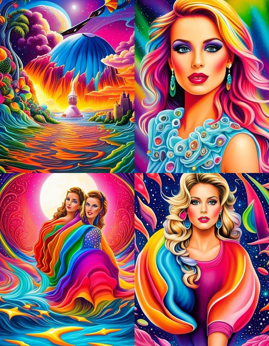 Lisa Frank Style AI Image