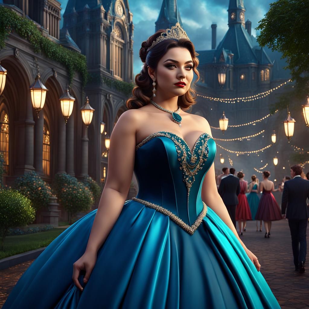 High School Prom: A Detailed Matte Painting