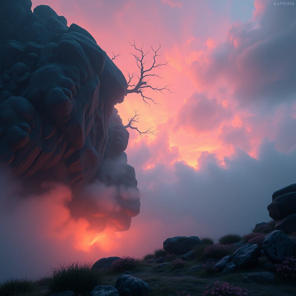 Mystical Dreamscapes in Fantasy Concept Art Style