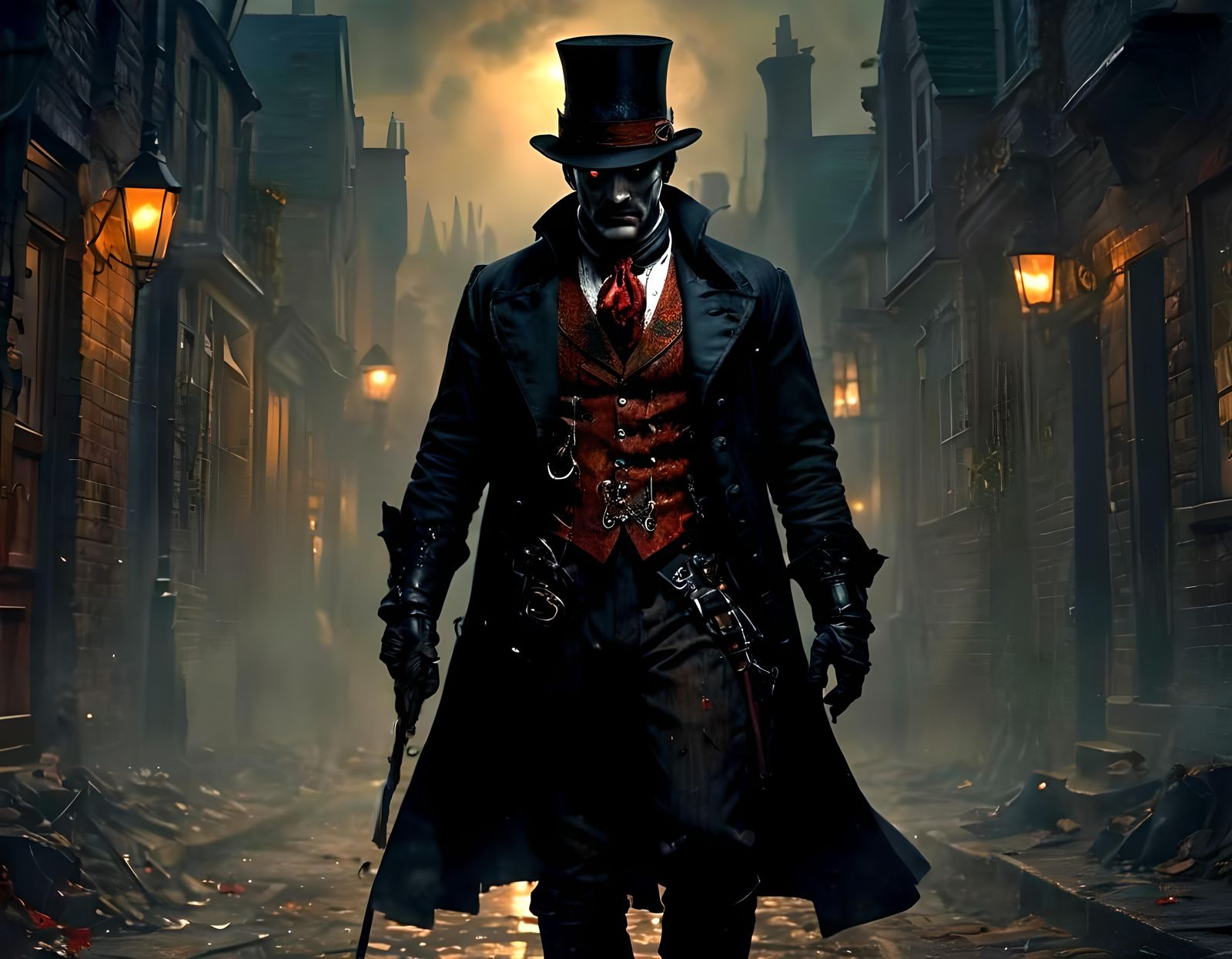 Dark Fantasy Jack the Ripper in Victorian London