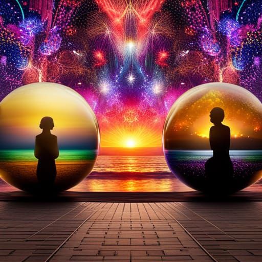 Seberated in out own small orbs