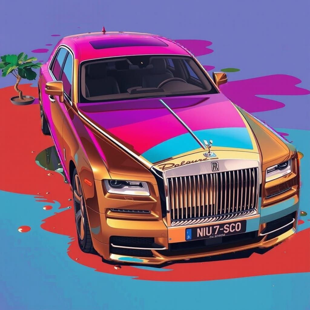 Glamorous Green Scene Evokes Mystery and Allure