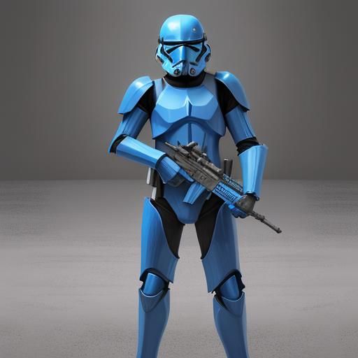 Blue Trooper Concept Art