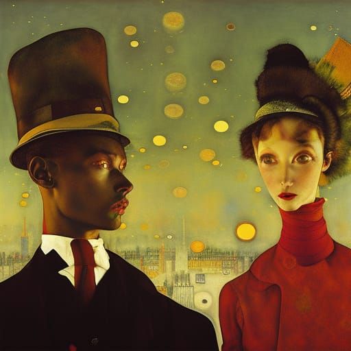 Night Out: Friends in the City, Surreal Style