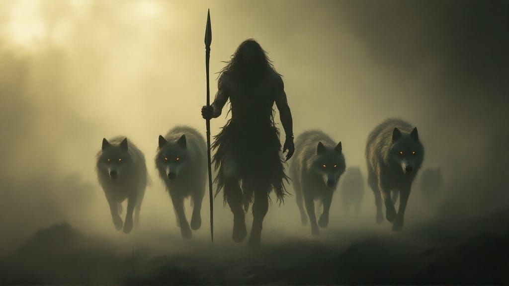 Primal Unity of Man and Wolves in the Fog