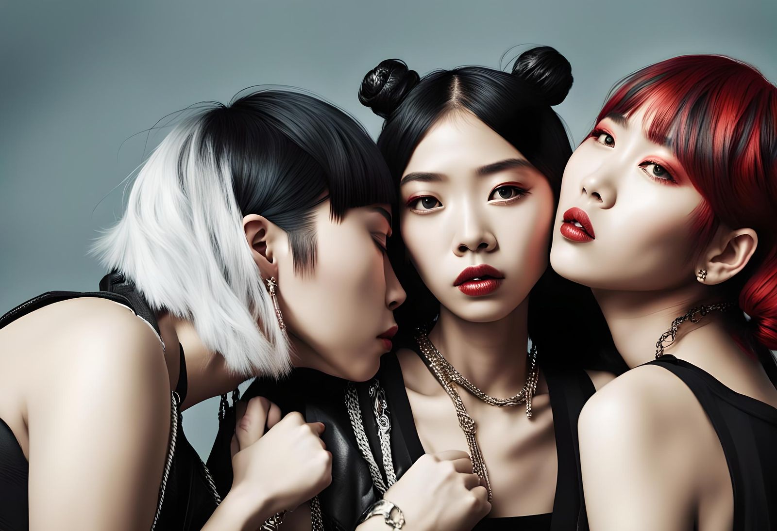 Asian Women in Gritty Hip Hop Urbancore Style