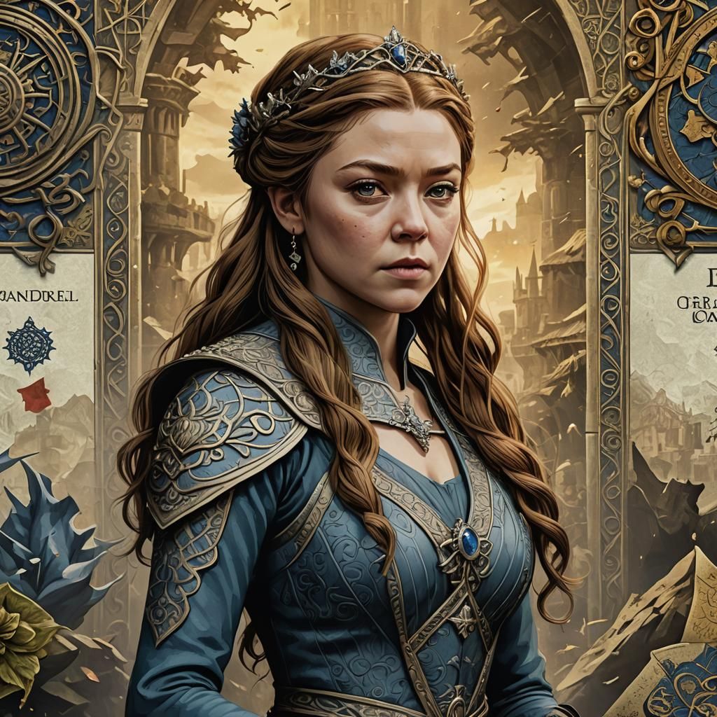 Margaery Tyrell Game of Thrones Art: Detailed Banknote