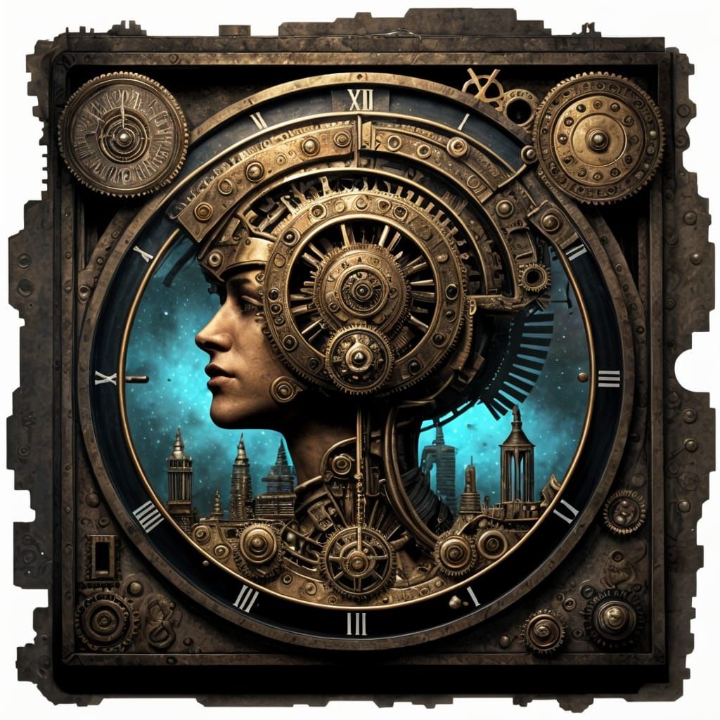 Steampunk Engine: Abstract Consciousness in Time