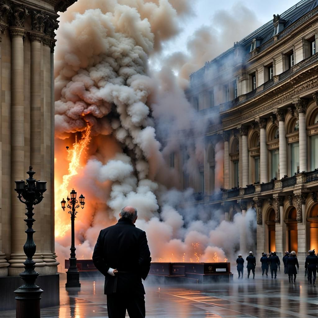 Opera Phantom in Dramatic Sci-Fi Scene