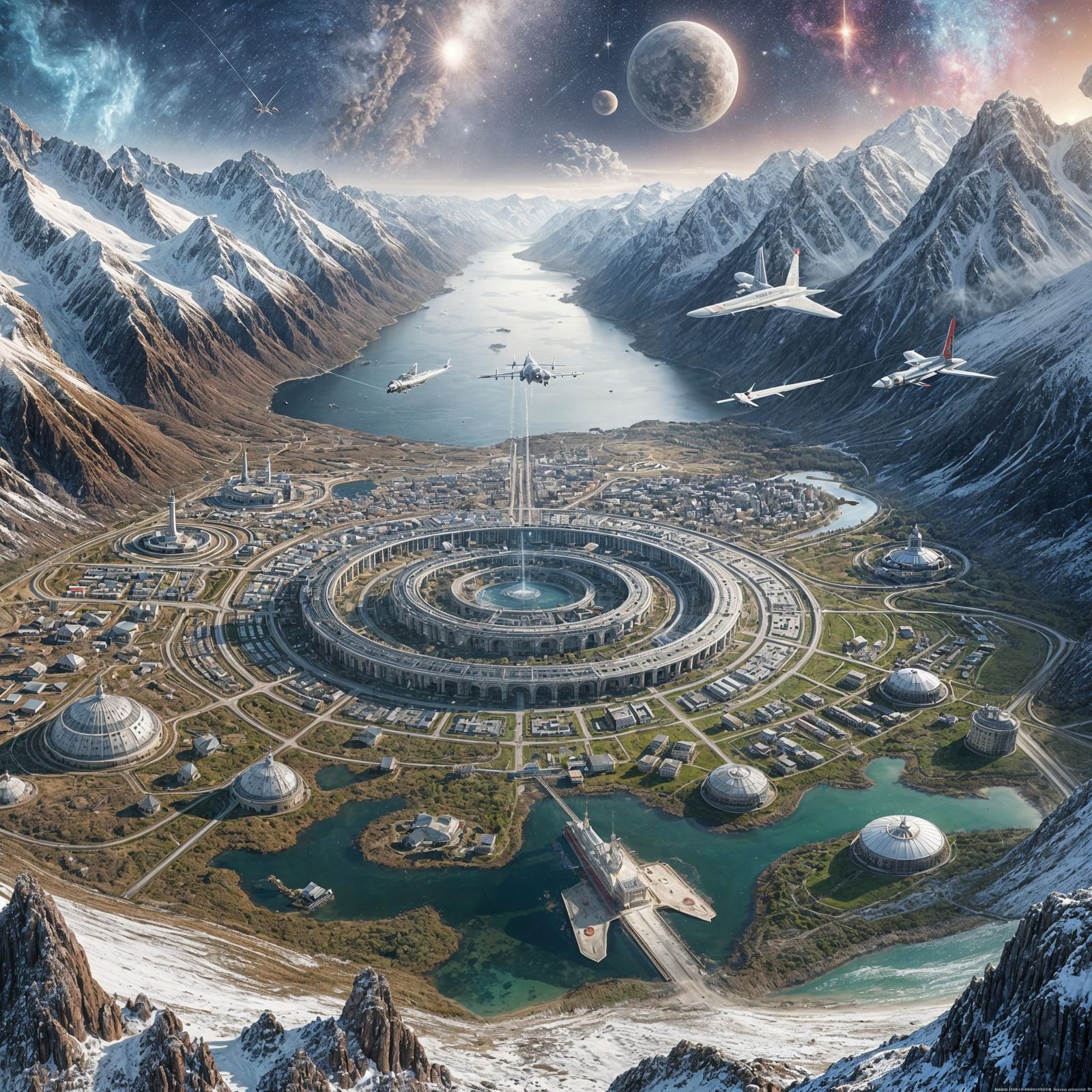 Extraterrestrial Base Hidden in Mountain Valley