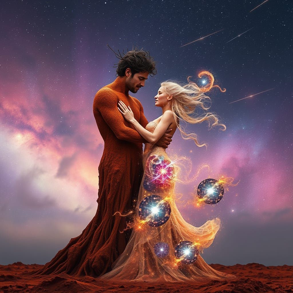 Celestial Souls United in Cosmic Harmony