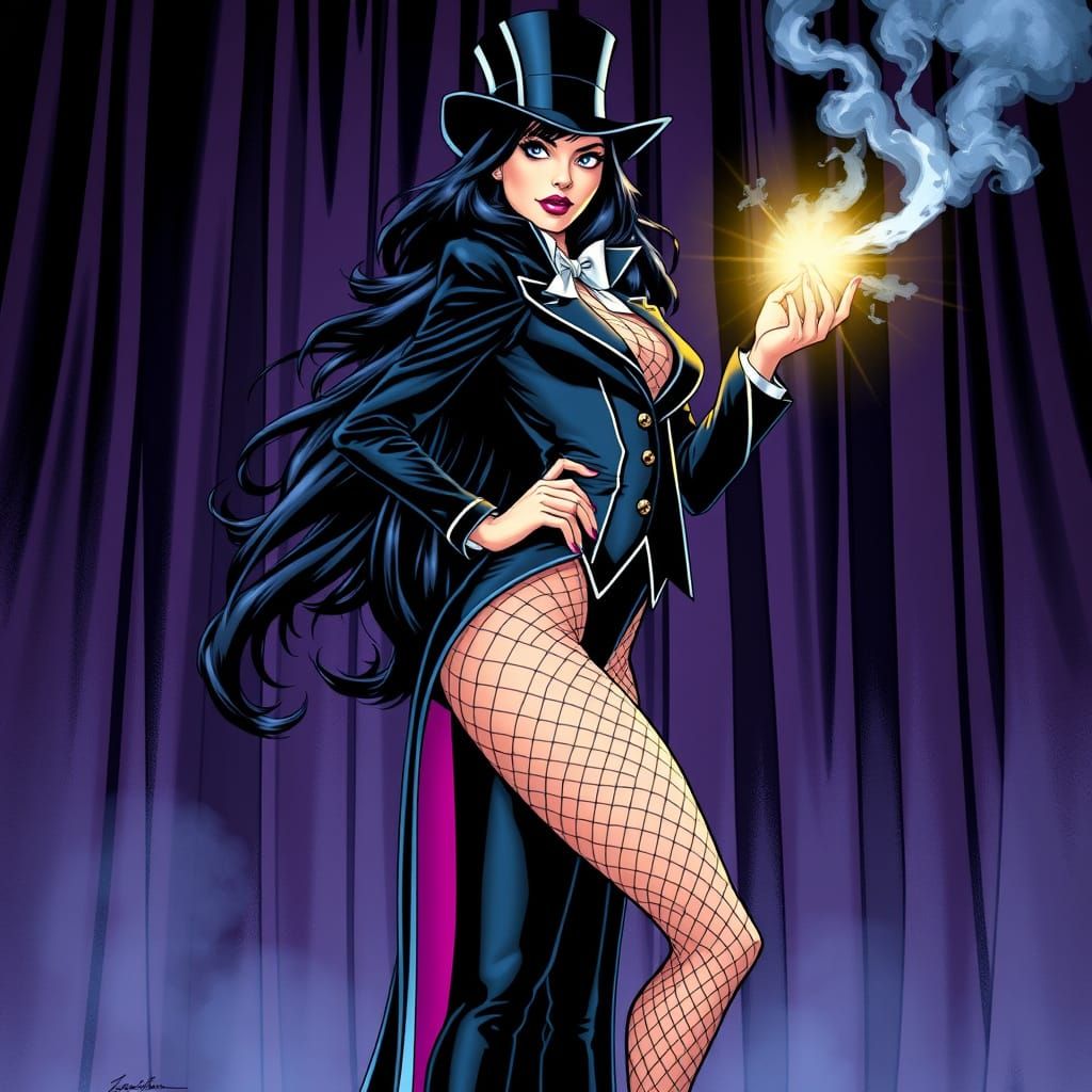 Mystical Magician in 1980s Regalia