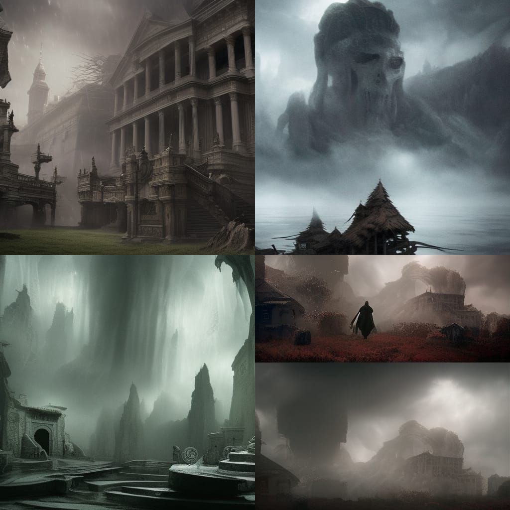 Dramatic Ghosts in Atmospheric Digital Matte Painting