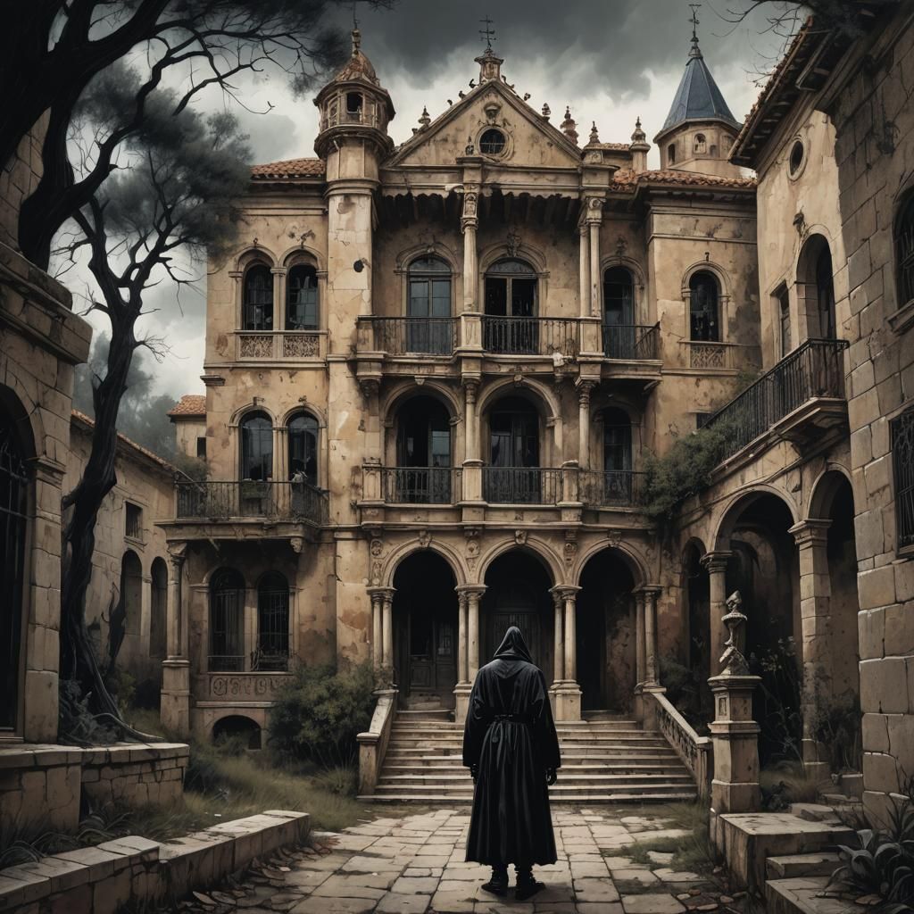 Sinister Gothic Spanish Villa Horror