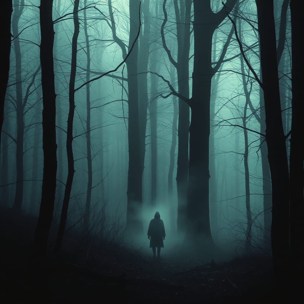 Mystical Forest: A Dark Fairytale Scene