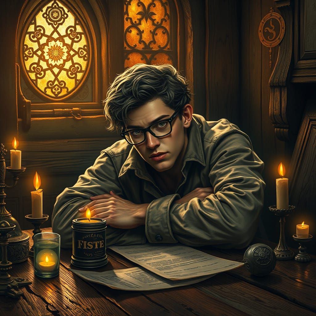 Honest Mystic Unveils Ancient Truths in Moonlit Tavern