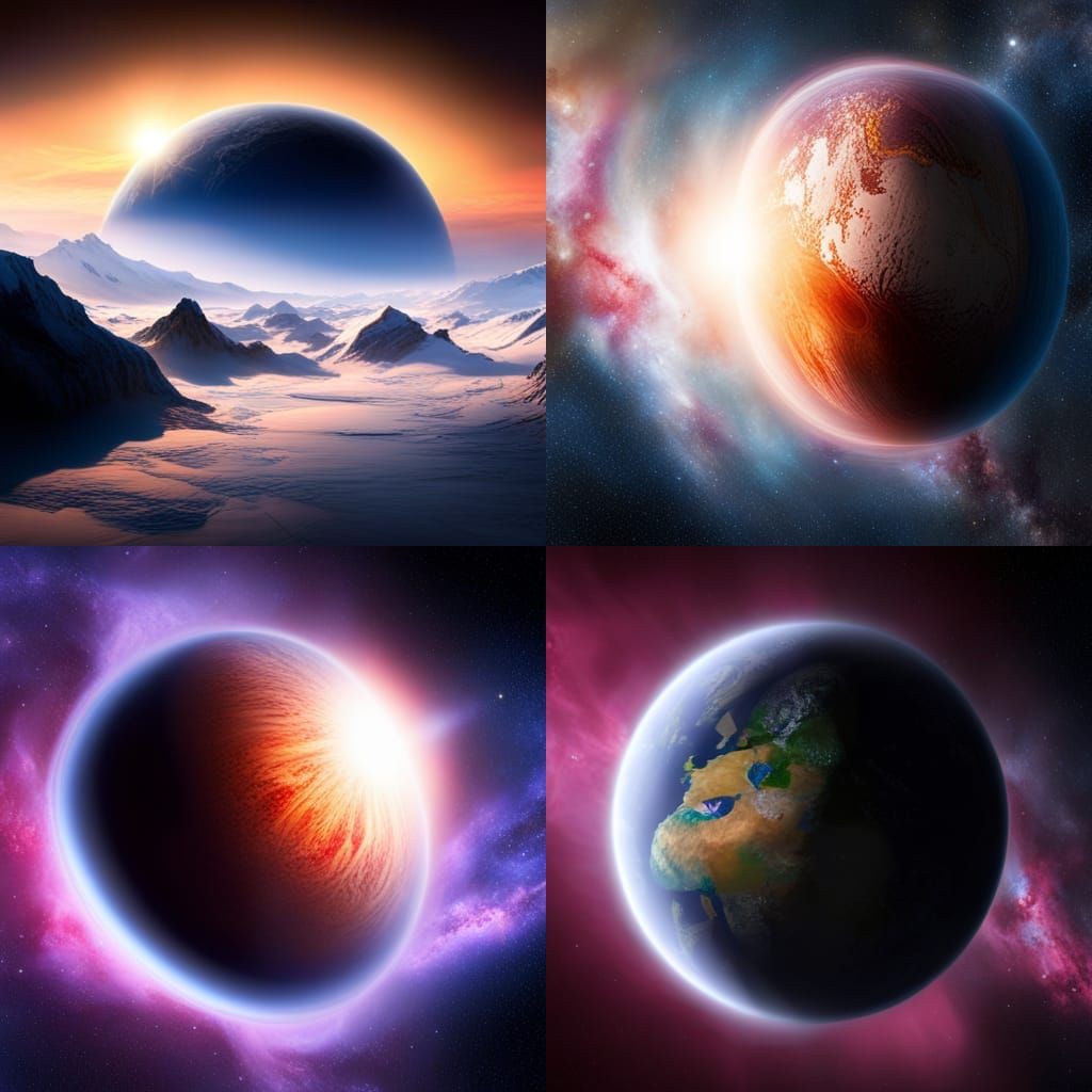 Pulsating Heart Planet with Neon Veins