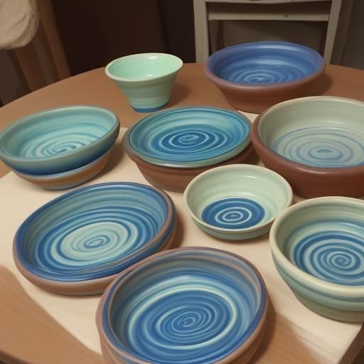 Simple Clay Pottery Creation