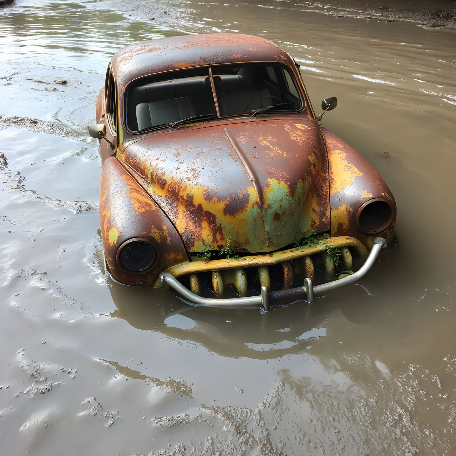 This Car Seems to be Keeping a Positive Attitude 😁🫠