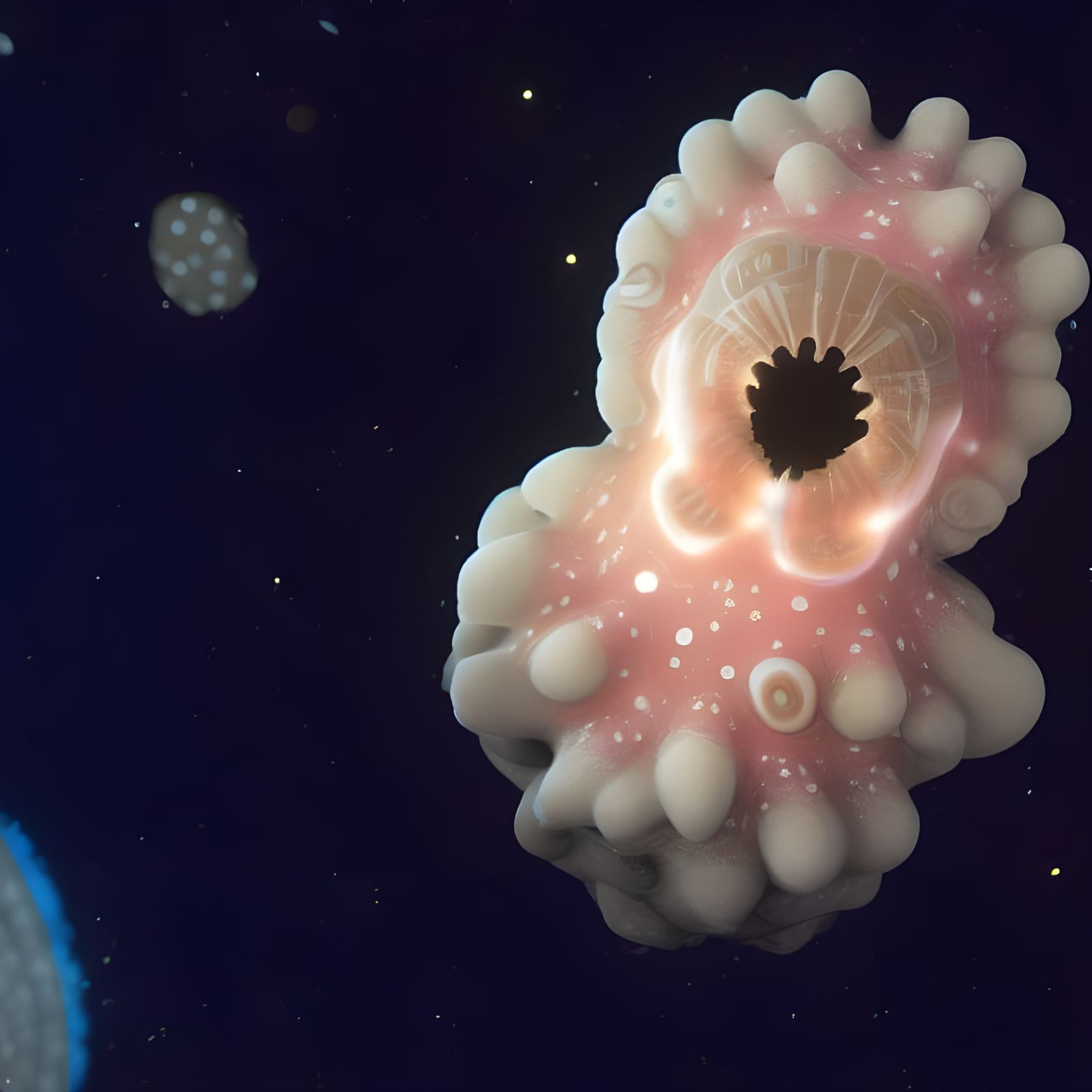 Ethereal Tunicate Star Formation in Deep Space