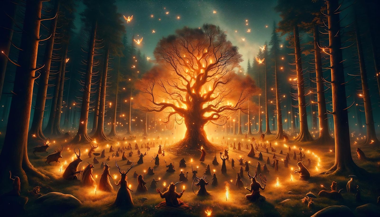 Enchanted Festival of Embers: Forest Celebration