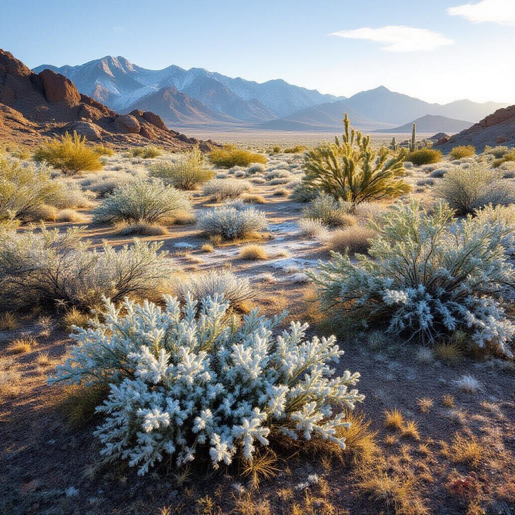 Green Winter Wonderland in the Desert