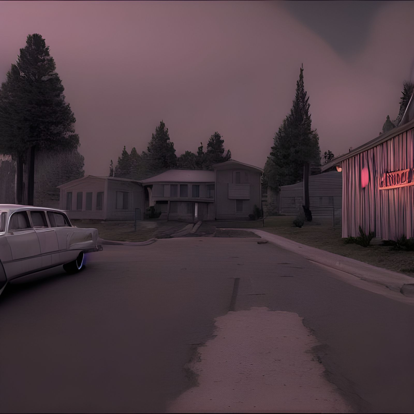 Photorealistic Twilight Zone in 8K Resolution