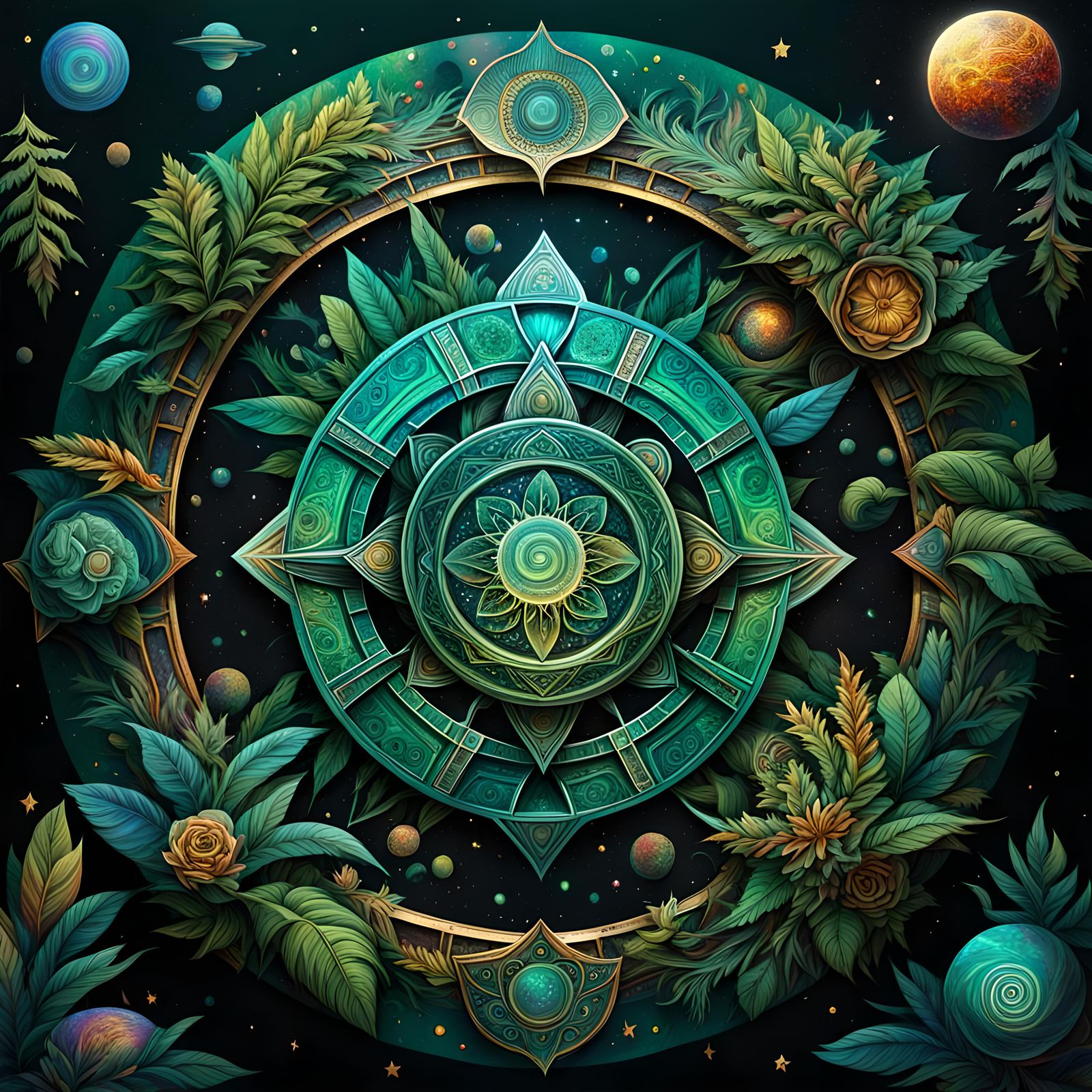 Organic Mandala ✨🌿