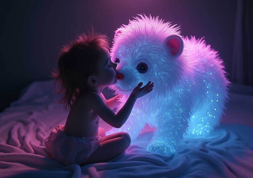 Surreal Steampunk Dreamscape with Shadowy Figures