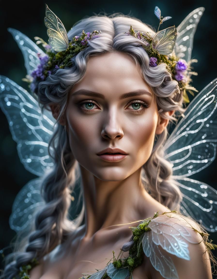 Ethereal Fairy Portrait in Photorealistic 8k