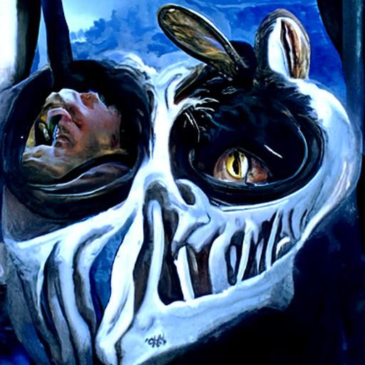 Donnie Darko in Oil Painting Style
