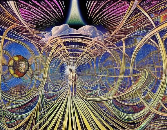 Immersive Gaming Setups in a Dynamic Digital Art Style