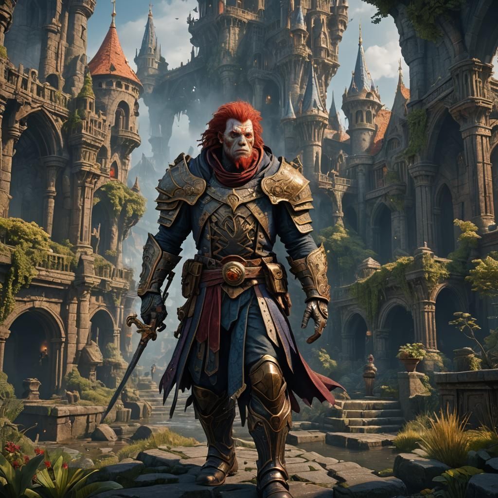 Detailed Matte Painting of Ronald Wesley