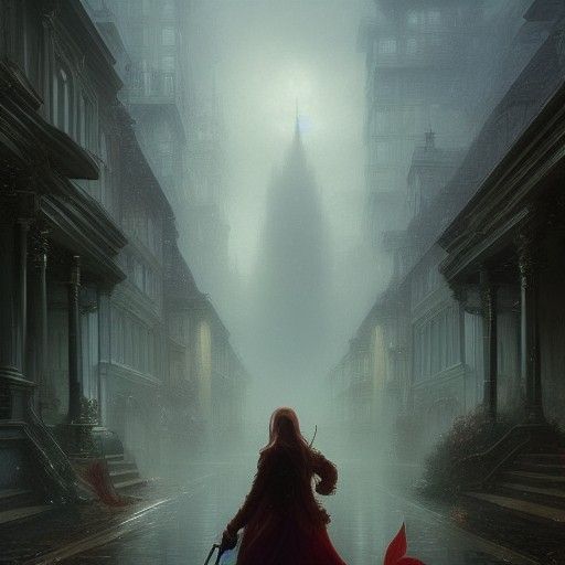 Cinematic Spy Girl on an Assassination Mission